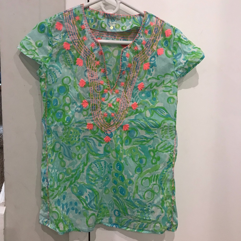 Lilly Pulitzer XS Linen Top